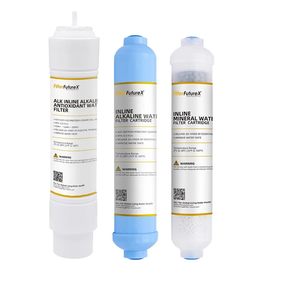 आरओ सिस्टम के लिए क्षारीय पानी फिल्टर कारतूस